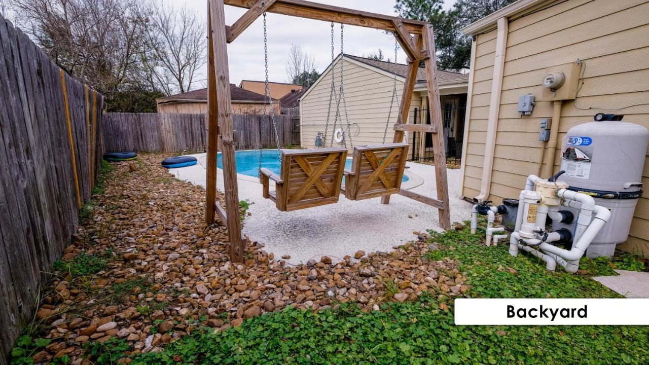 Pool House, 20 Minutes From Dt 4Bdr For 10 Guests - Winkleman Villa Хюстън Екстериор снимка