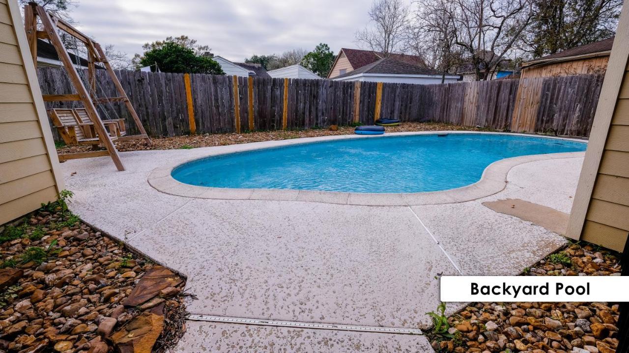 Pool House, 20 Minutes From Dt 4Bdr For 10 Guests - Winkleman Villa Хюстън Екстериор снимка